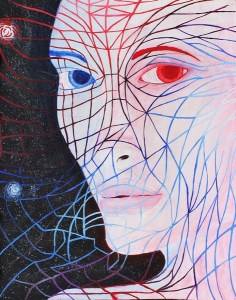 Another being becoming absorbed in the cybernetic field. 